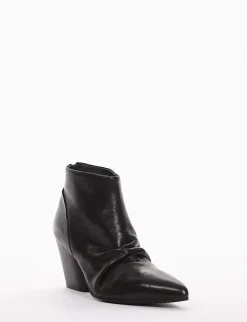 Stivaletto tacco 6cm nero