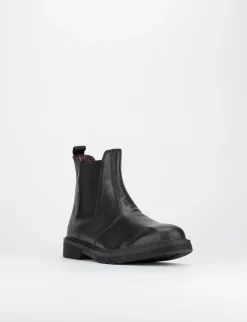 Stivaletto tacco 1cm nero