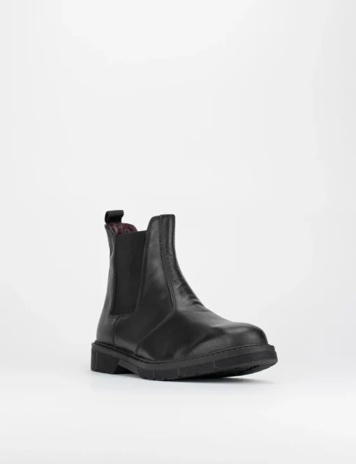 Stivaletto tacco 1cm nero