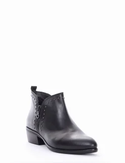 Stivaletto tacco 3cm nero