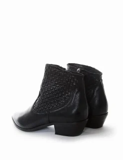 Stivaletto tacco 3cm nero