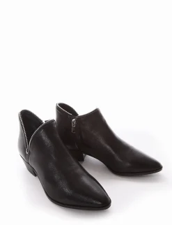 Stivaletto tacco 3cm nero