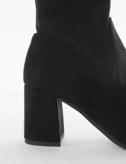 stivaletto tacco 7cm nero