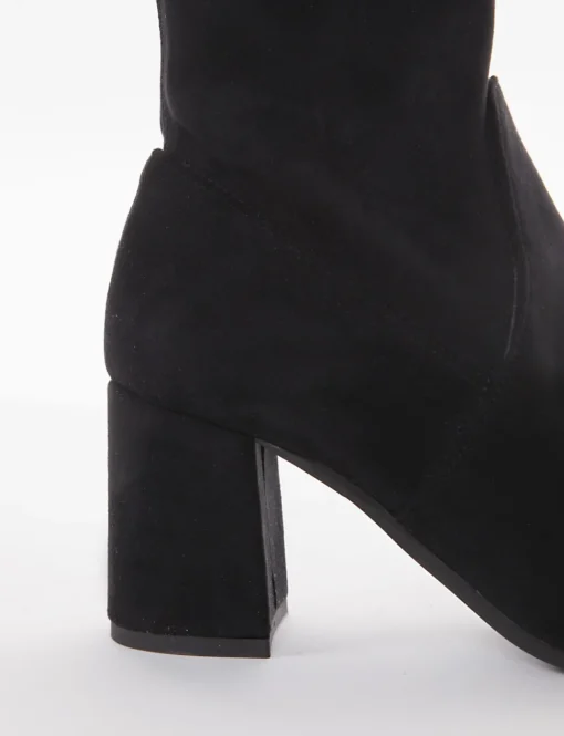 stivaletto tacco 7cm nero