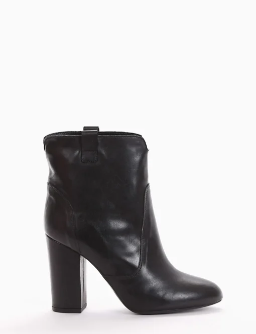 Stivaletto tacco 9cm nero