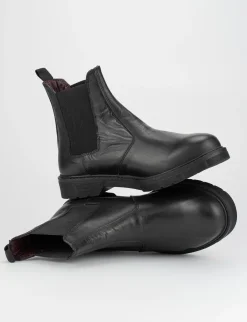 Stivaletto tacco 1cm nero