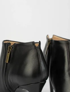Stivaletto tacco 8cm nero