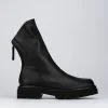 Stivaletto tacco 2cm nero pelle