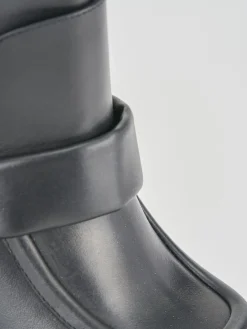 Stivaletto tacco 8cm nero pelle