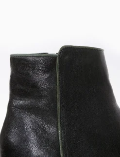 Stivaletto tacco 3cm verde