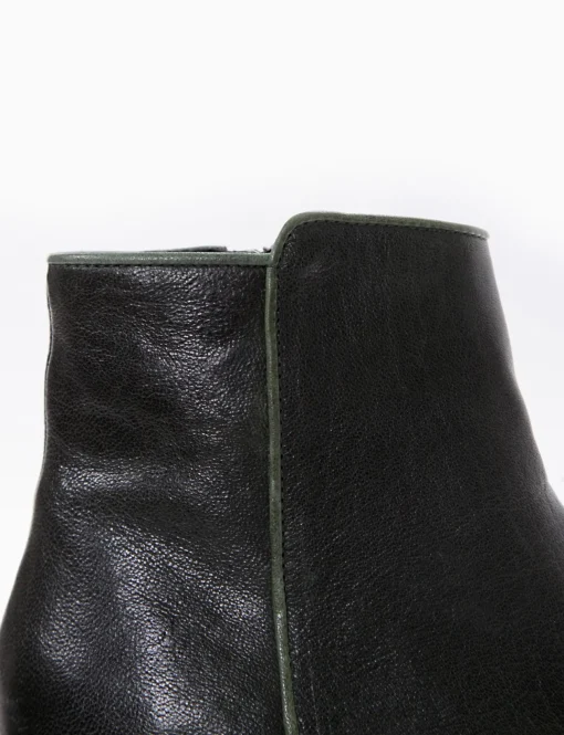 Stivaletto tacco 3cm verde