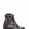 stivaletto texano tacco 3 cm verde