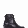 stivaletto texano tacco 3 cm nero