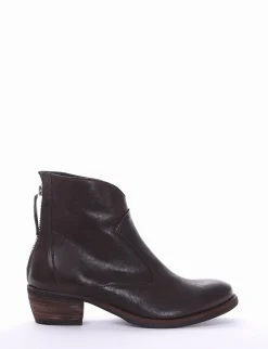 stivaletto texano tacco 3 cm testa