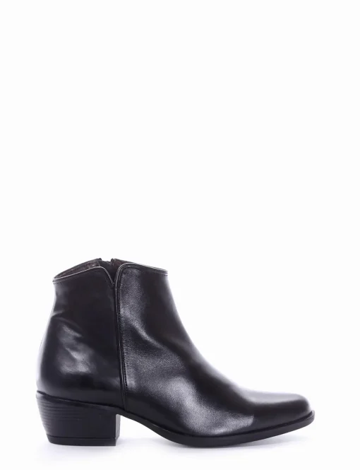 stivaletto texano tacco 3 cm nero