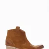 stivaletto texano tacco 4 cm cuoio