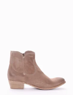stivaletto texano tacco 4 cm beige