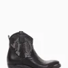 stivaletto texano tacco 3 cm nero