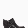 stivaletto texano tacco 3 cm nero