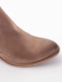 stivaletto texano tacco 4 cm beige