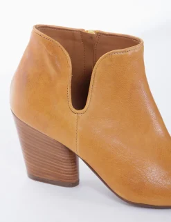 stivaletto texano tacco 7 cm giallo