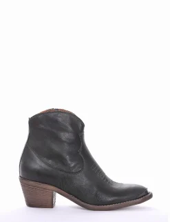Stivaletto texano tacco 5cm verde