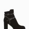 stivaletto tronchetto tacco 9 cm nero