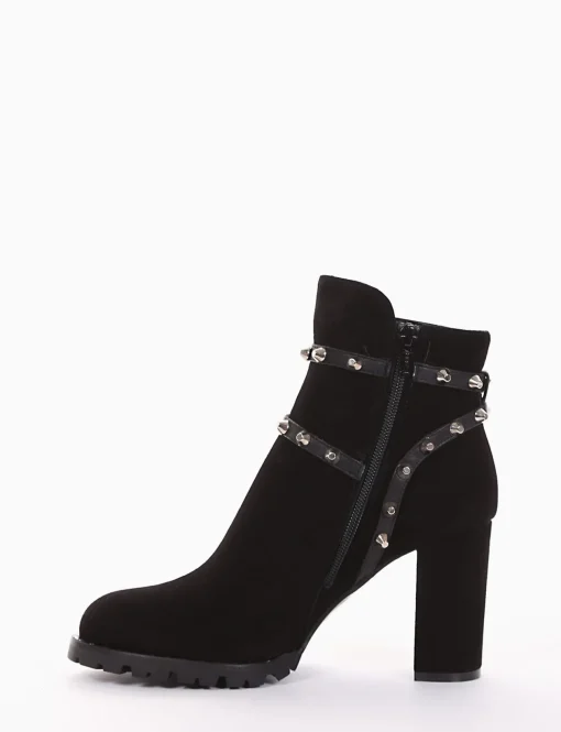 stivaletto tronchetto tacco 9 cm nero