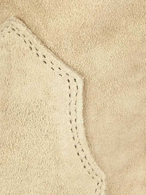 Stivali tacco 2cm camoscio beige