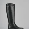 Stivali tacco 3cm pelle nero