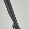 Stivali tacco 10cm pelle nero