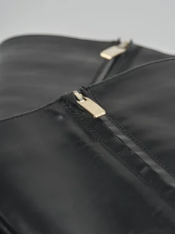 Stivali tacco 2cm pelle nero