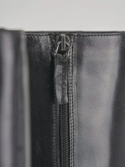 Stivali tacco 9cm pelle nero