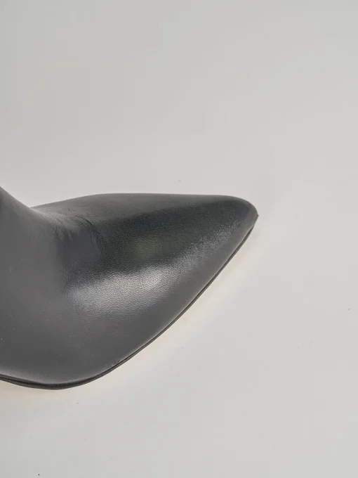 Stivali tacco 7cm pelle nero