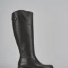 Stivali tacco 2cm pelle testa