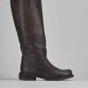Stivali tacco 2cm pelle testa