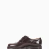 Stringata Oxford con fondo cuoio e soletto in vera pelle testa