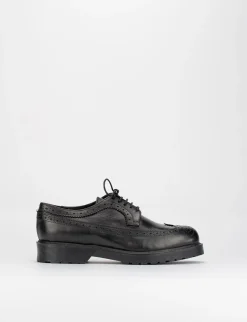 Stringata tacco 2 cm nero