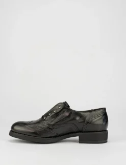 Stringata tacco 3 cm nero