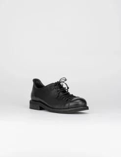 stringata tacco 2 cm nero
