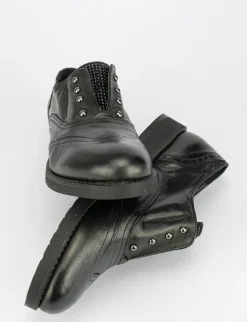 Stringata tacco 3 cm nero