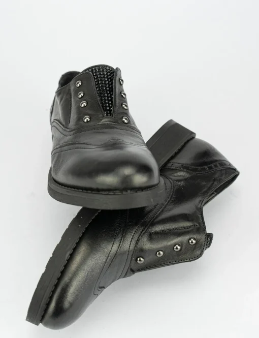 Stringata tacco 3 cm nero