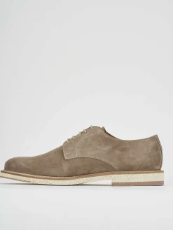 Stringate beige camoscio