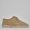 Stringate camoscio beige