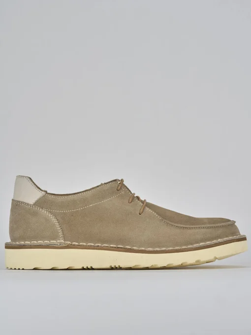 Stringate camoscio beige