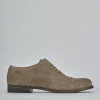 Stringate camoscio beige