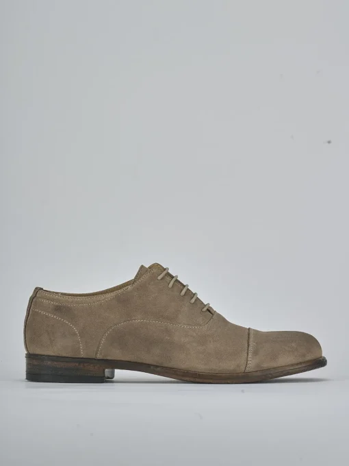 Stringate camoscio beige