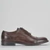Stringate pelle marrone