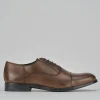 Stringate pelle marrone