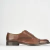 Stringate pelle marrone